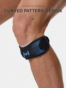 1pc Adjustable Knee Sleeve For Cycling, Sports, Fitness, Running, Basketball, Badminton - Multicolor - View 9