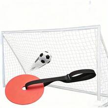 Alvo de treino de finalização para futebol com suspensão de comprimento ajustável, facilmente adaptável ao futebol e a vários outros esportes, melhorando efetivamente a precisão dos chutes. Equipamento de treino de finalização suspenso, adequado para treino em casa e no campo. - Multicolorido - Ver 2