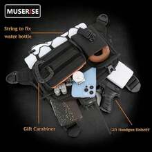 Men's Tactical Chest Bag, Outdoor Tactical Vest, Multifunctional Backpack - Multicolor - View 7