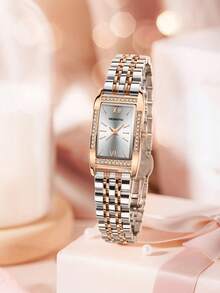 1pc Women's Casual Business Quartz Watch, Lightweight Luxury Suitable For Daily Wear - one-size - View 3