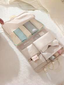 7合1旅行收纳袋，衣物、内衣裤整理袋，商务旅行便携行李整理器，衣物分类收纳，138个衣物收纳袋，衣橱整理器，收纳袋，旅行必备，旅行整理器 - 彩色 - 查看 5