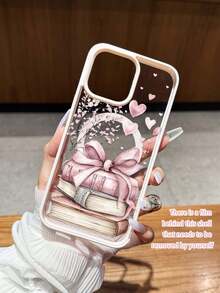 Ốp lưng điện thoại màu hồng có nam châm hình sách, cành cây và trái tim, tương thích với Samsung S24/S25/S23 dòng S và A55/A15/A15 dòng A, Apple 17, 16 Pro Max, 14, 13, 12, 11 Pro Max, XS Max, X, XR, 8, 7, Plus, Mini. Thích hợp làm quà sinh nhật, quà cho bạn gái, bạn trai hoặc sử dụng cá nhân. - Hồng - Xem 4