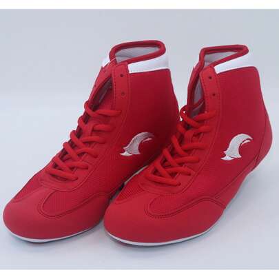 1 Pair Wrestling Shoes, Boxing Shoes, All Season Martial Arts Shoes, Indoor Fitness Shoes, Professional Sports Shoes, Taekwondo Shoes, Fighting Shoes, Karate Shoes
