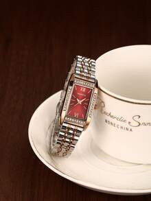 1pc Women's Casual Business Quartz Watch, Lightweight Luxury Suitable For Daily Wear - one-size - View 2