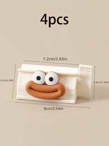 [Popular Choice] Easy Squeeze Toothpaste Dispenser - Cute Large Diameter Design, Manual Bathroom Accessory, Convenient And Easy To Squeeze Toothpaste - Multicolor - View 14