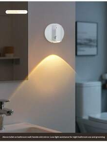 LED Magnetic Wall Light, Wall Light With Rechargeable Battery, Human Motion Sensor Spotlight, Powered By The Spotlight, Spotlight Light Source With 3 Brightness Levels, Adjustable Angle, Touch And Remote Control, For Lighting Of Wall Art. Ideal For Bedside Reading, Hallway Motion Sensing, And Emergency Lighting.