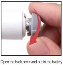 Gomas de borrar eléctricas, Tenwin, funciona con pilas, borrador automático portátil de plástico, borrador eléctrico con 22 recambios de borrador de goma reemplazables adicionales para dibujo técnico de grafito (negro) Adecuado para aprender, trabajar y enseñar en el aula. - Negro - - Ver 2