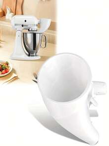 Heavy Duty Plastic Flour Funnel For Stand Mixer - Spill-Proof Design, Compatible With KSM150 And 5-Quart Tilt-Head Stand Mixers, Food For Flour, Eggs - Multicolor - View 3