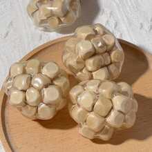 Magical, Wooden Stress Relief Squeeze Ball, Excellent Relaxation Companion, Handmade DIY, Sensory Play Ball, Ideal Gift For Children And Adults, Home/Office Desk Toy, Shape Squeezing Toy. Develops Fine Motor Skills - Perfect For Children's Birthday Or Easter Gifts, Children's Gifts, Playful Design, Glossy Finish - Brown - View 11