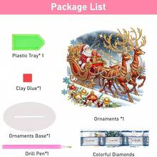 Fairyland JinWenn Decor For Home Diamonds Art Kit Decorations, Christmas Santa Claus Elk Diamonds Painting Kit For Adult Tabletop Gift DIY 5D Diamonds Dots Special Crystal Diamond 7.8x7.8 Inch - YH02366 - 查看 7