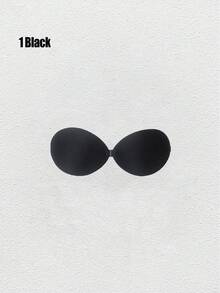 1/2/4 piezas Sujetador adhesivo invisible sin tirantes con efecto push-up, adecuado para vestidos sin espalda, cubiertas adhesivas reutilizables para pezones, lencería para bodas de verano - Multicolor - Ver 32