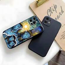 Funda de teléfono de película A--r compatible con  17 Pro Max 15 Pro 16 14 Plus 12 13 Mini 11 Pro, funda suave a prueba de golpes, funda compatible con  17 pro max, funda  17 pro, funda  17, funda  16 pro max - Negro1 - Ver 1