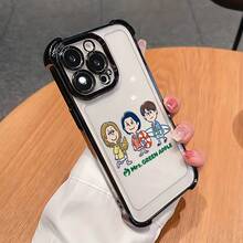 -MRS GREEN APPLES Rock Band Design Funda de Teléfono Caliente Compatible con para 17 16E 16 15 14 13 12 11 Pro X XR XSMAX 8 Plus Cubierta Trasera Suave a Prueba de Golpes, Funda para Teléfono, Protector de Teléfono, Accesorio para Teléfono, Carcasa para Teléfono17 17promax - Negro - Ver 4
