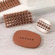 1/2 Sets Pottery Tools, Suitable For Ceramics/Polymer/Clay/Soap, Including Letter Stamps, Number Stamps, Symbol And Embossed Printing Stamps, DIY Soap Molds, Cookie Molds, Adult Crafts, Clay Accessories - Multicolor - View 1