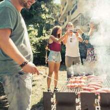 Tenedor Extensible Telescópico de Acero Inoxidable, Mango Extendible Ajustable 22-64cm, para Barbacoa, Postre y Frutas, Mango Largo Retráctil Cubierto Trinchero Comidas Familiares Cena Navideña,37327754 - Rosa - Ver 2