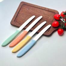 2/4/6pcs Stainless Steel Western Style Knives Set, Includes Steak Knife, Multipurpose Bread Knife, Fruit Knife, Chef's Knife, Suitable For Home Kitchen, Restaurant, Holiday Dining, Dishwasher