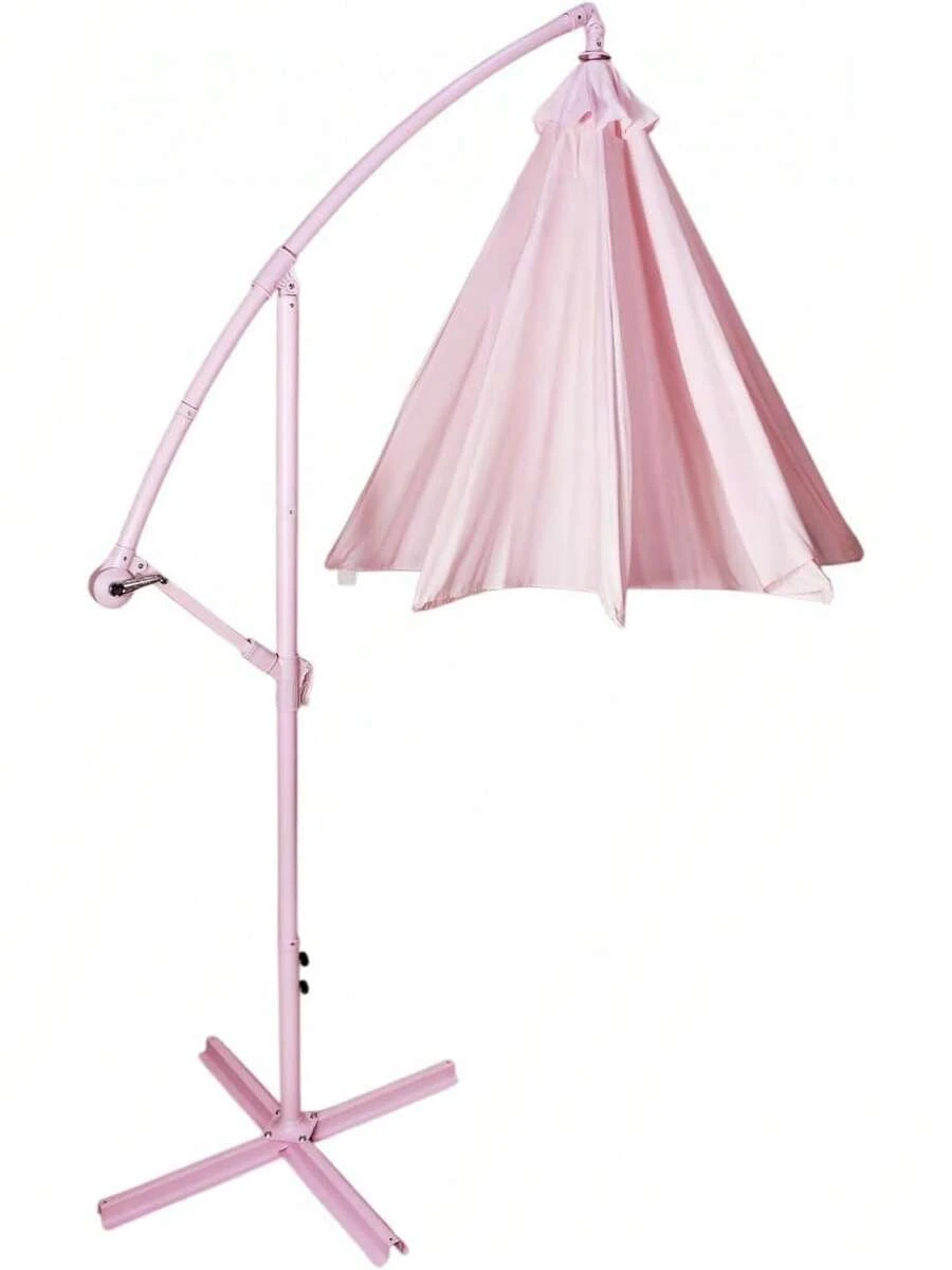 JARDIMEX Sombrilla Premium de Lujo Jardin Exterior Moderna Lateral Diametro 2.9 Metros para Patio Terreza Aire Libre Camping Playa Alberca Poteccion Impermeable Estructura Acero (Rosa) - verde menta - Ver 1