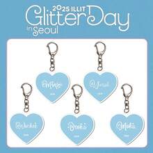 ILL.IT，Kpop钥匙扣，新专辑及歌曲，Kpop粉丝周边，亚克力2D钥匙扣，演唱会周边，圣诞礼物，小礼物，收藏品