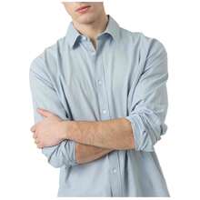Tiffosi Shirt 10060305-786-CELESTE For Man In Color Blue - Blue - View 2
