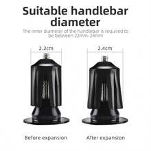 WEST BIKING 自行车膨胀塞，铝合金材质，轻巧易安装，适用于直径 22-24mm 的山地车/公路车车把止动器 - 多色 - 查看 6