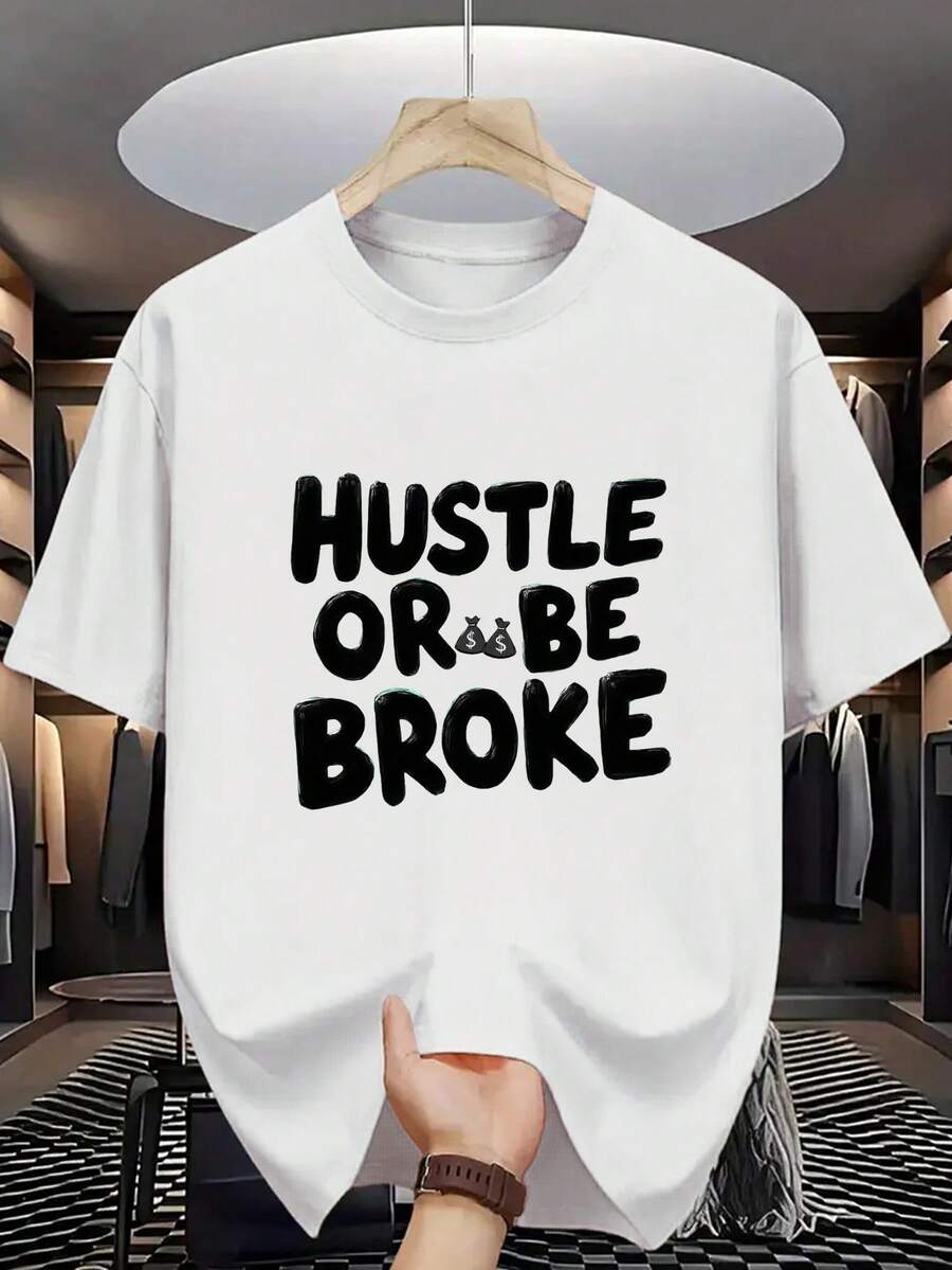 Camiseta de Algodón 100% para Hombre - Manga Corta, Cuello Redondo, Estampado Digital, Cómoda para Todas las Estaciones, Lavable a Máquina, Ideal para Salidas Diarias, Cuello Redondo, Diseño Circular, Camiseta Casual de Verano T-shirt Abstract ECG graph with a wavy yellow line on a teal background featuring a prominent peak - Blanco - Ver 1