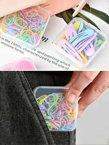 1/10/15/21/31pcs Multi-Purpose Transparent Plastic Storage Boxes, Mini Clear Bead Storage Containers With Hinged Lids, Rectangular Clear Craft Supply Boxes For Organizing Earrings, Rings, Jewelry And Nail Art Accessories