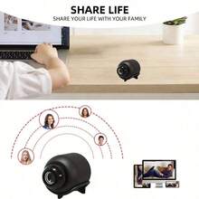 1/2/3pcs Mini Smart HD Camera, Home Security Camera, Portable Wireless WiFi 2.4G Remote Monitoring Via Smartphone, With Video Recording, Night Vision And Motion Detection Functions, Suitable For Baby Monitor & Nanny Cam - Multicolor - View 2