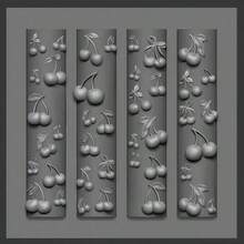 1个3D樱桃美甲模具硅胶工具，美甲饰品树脂模具配件用品 - 無色 - 查看 4