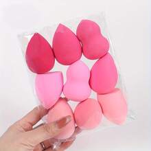 8pcs Multi-Color Makeup Sponge Blenders, Can Be Used To Mix BB Cream, Foundation, Powder For Beautiful Makeup Base, Also Can Be Used With Concealer, Blush, Eyeshadow, Expands In Water, Latex-Free Wet & Dry, Suitable For All Skin Types, Great Gift For Women, Holiday Gift - Multicolor - View 5