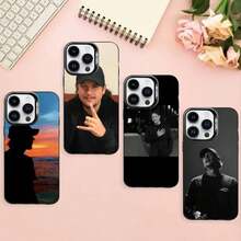 Funda Nekfeu para 17, 16, 15, 14, 13, 12, 11 Plus, Pro Max, borde negro, cubierta plateada - Z6 - Ver 3