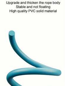 1 Pair Weighted Wireless Jump Rope With Foam Handles, Dual Use For Fitness And Exercise - Multicolor - View 9