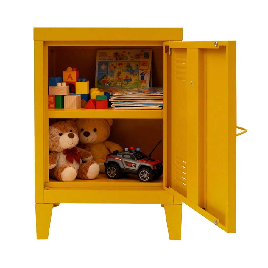 YUNRUX Storage Cabinets - Yellow - View 1
