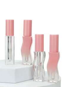 3Pcs Lipstick Container Round, Mini Lipgloss ,Sample Tube Refillable Bottles, Rubber Inserts, Travel Essentials,Lip Gloss Tube, Liquid Eyeliner Mascara Lipstick Tubes Bottle, Empty Refillable Cosmetics Containers, Plastic Empty Refillable Bottles, Liquid Lipstick Container, Lip Gloss Sample Vials, DIY Lip Oil, Lip Gloss, Lip Balm Tube, Makeup Sample Container, Travel Accessory - Multicolor - View 7