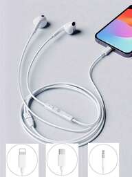 Type C有線イヤホン、USB Cイヤホン、オーディオヘッドホン、電子通話&音楽、低音ステレオインイヤーヘッドホン、ヘッドセット、iPad/PC用