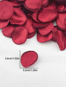 50/100/200/300 Stücke rote Rosenblätter, burgunderrote Blütenblätter, DIY Blütenblätter, Blumen, Corsagen, Sträuße für Hochzeit, Gangdekoration, Paar Nachtdekoration, Raumdekoration, Heimdekoration, Badezimmerdekoration - Bordeaux - Übersicht 7