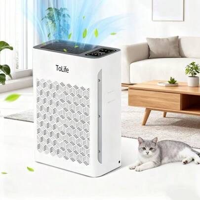 Air Purifiers For Bedroom Home, HEPA Air Purifiers Air Cleaner For Pets Allergies, Virus Air Purifier For Dust, Portable Baby Air Purifier With Low Noise Sleep Mode For Office & Room,Healthy Gift