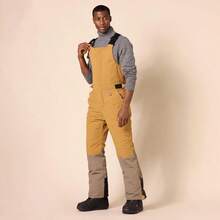 Essentials Mens WaterResistant Insulated Snow Bib Overall - B08S7LND6J - View 5