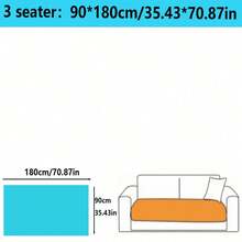 1pc Thick Warm Solid Color Rabbit Fur Sofa Cushion, Style Pet-Friendly Anti-Dirty Anti-Slip Sofa Cover, Autumn/Winter Anti-Scratch Sofa Protector Suitable For L-Shaped Combination Sofa And 1/2/3/4 Seat Sofa (Single Piece ) - Beige - View 12