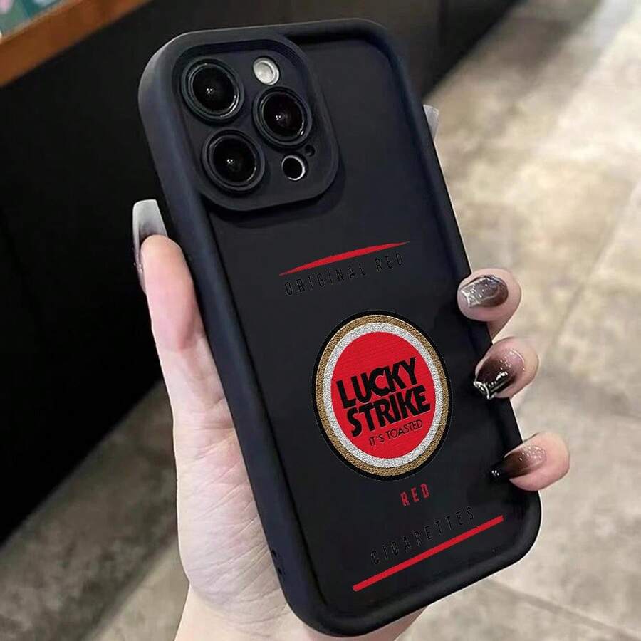 Funda de Teléfono LUCKYS STRIKES de Moda Caliente para iPhone 17 16 15 14 13 12 11 Pro Mini XR XS X 7 268 Plus, Cubierta Trasera de TPU Suave a Prueba de Golpes - Colores mezclados - Ver 1