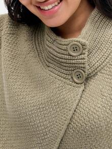 Womens Spring Summer Short Sleeve Cardigan Sweaters  Crew Neck Button Down Ribbed Knit Outwear Y2k Clothes - Verde - Ver 4