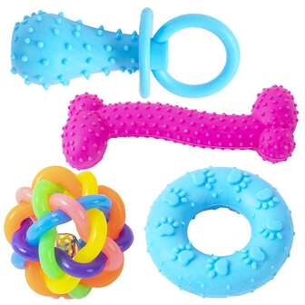 Dog Chew Toys, Dog Chew Sticks, Fetch & Tug Interactive Dog Training Toys, Suitable For Small Dogs Teething, Training, Fetch & Tug Toys