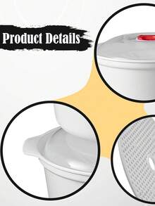 3pcs Microwave Bowls With Lids, Ramen Noodle Soup Bowls, Mixing Bowls, Food Storage Cookware, Suitable For Kitchen, Office, Dorm - Multicolor - View 5