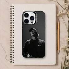Funda Nekfeu para 17, 16, 15, 14, 13, 12, 11 Plus, Pro Max, borde negro, cubierta plateada - Z6 - Ver 10
