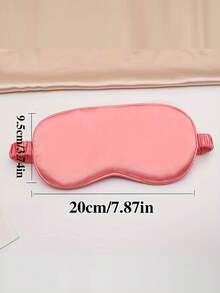This Luxurious Double-Sided Satin Eye Mask Offers Excellent Breathability And Superior Light-Blocking Performance, Making It An Ideal Choice For Sleep. It Features An Elastic Adjustable Strap For A Comfortable Fit, Suitable For Travel, Napping, Short Rest Periods, And Nighttime Sleep. Additionally, It Is Suitable For Office Use, Self-Care, As A Gift For Women, Air Travel, And Is A Must-Have Item For Insomnia Sufferers.