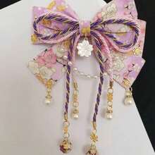 Hair Clips - Pink Plum Blossoms - View 3