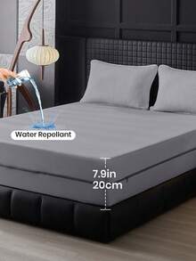 رمادي (ارتفاع ملاءة السرير 20 سم)