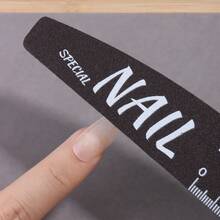 Nail File Set, 80/100/150/180/240 Grit, Washable Files, Built-In Markings And Nail Shaping, Double-Sided, Suitable For Manicures, Straight Strong Sandpaper, Salon-Grade Nail Supplies, Professional Sandpaper Cuticle Remover, Polishing File, Nail Tools - Multicolor - View 8