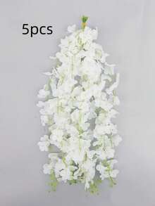 5/10pcs Artificial Wisteria Flowers, 3.75ft Artificial Flower Rope, Fake Hanging Flowers, Silk Wisteria Flower Garlands, Wedding Party Home Decoration, Green Wall Ceiling Flower Decoration, Perfect Wedding Hanging Decoration, Suitable For Parties, Birthdays, And Families - Multicolor - View 13