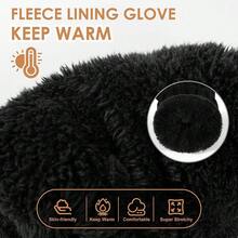 Warme Damen-Winter-Rippenstrickhandschuhe - Thermische Wärme, superweiches Acryl bei kaltem Wetter