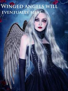 High-Quality Non-Woven Fabric Angel Wings, Suitable For Men And Women. Can Be Used To Decorate Wings, Halloween Carnival Angel Wings, Imitation Feather Non-Woven Fabric Wings, And Is A New Style Of Stage Performance Costume.